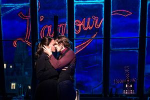 Karen Olivo and Aaron Tveit @ BroadwayWorld Karen Olivo and Aaron Tveit Photo