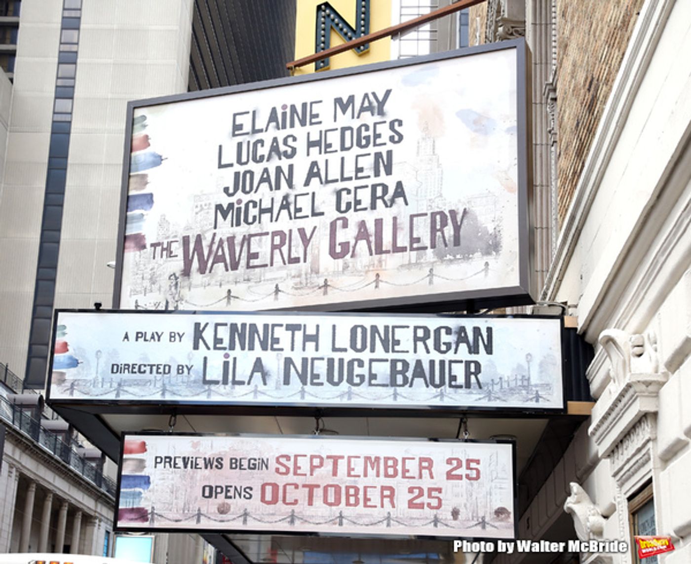 UP ON THE MARQUEE: THE WAVERLY GALLERY Arrives at the Golden Theater UP ON THE MARQUEE: THE WAVERLY GALLERY Arrives at the Golden Theater Image