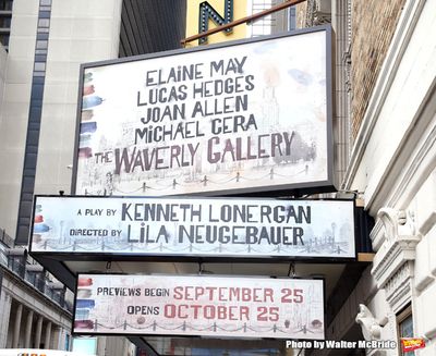 Broadway Theatre Marquee unveiling for Kenneth Lonergan's acclaimed memory play 'The  Photo