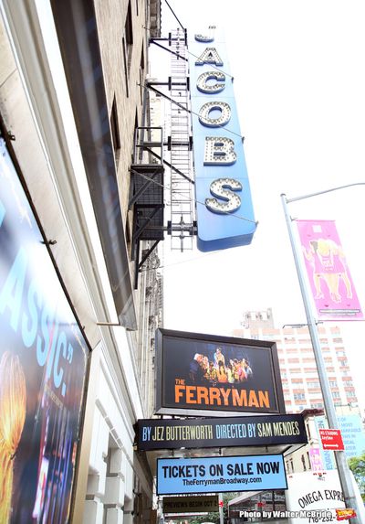 Broadway Theatre Marquee unveiling of the Jez Butterworth play 'The Ferryman' directe Photo