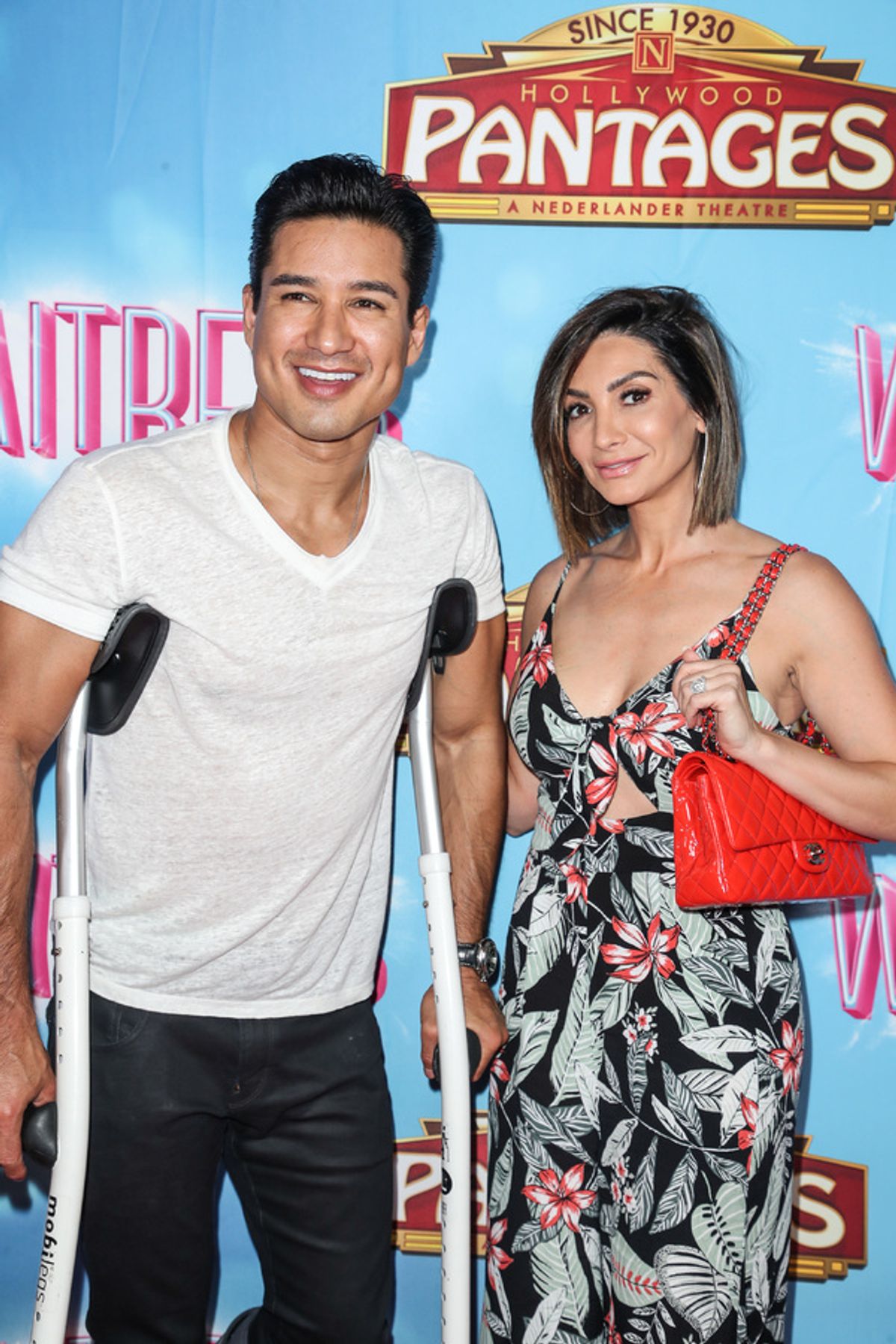 Mario Lopez, Courtney Laine Mazza at 