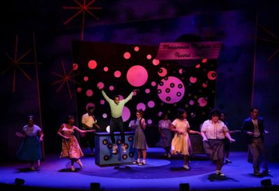 Kenneth Mosley (Seaweed) and the Company of Hairspray Photo