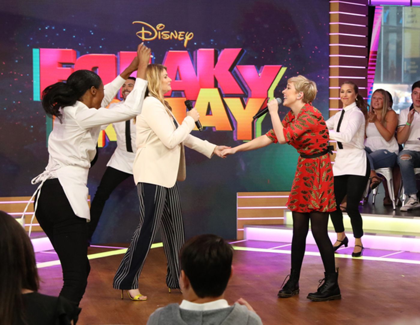 Photo Flash: Cozi Zuehlsdorff and Heidi Blickenstaff Perform Live Version of New Song From FREAKY FRIDAY on GOOD MORNING AMERICA  Image