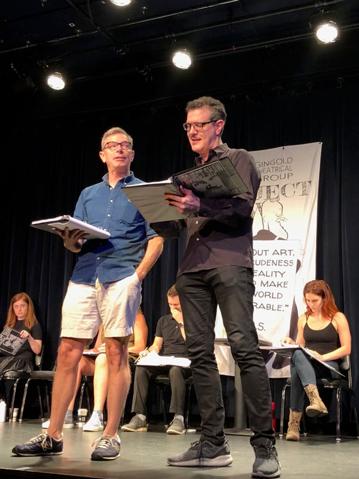 Arnie Burton, Adam Feldman at 