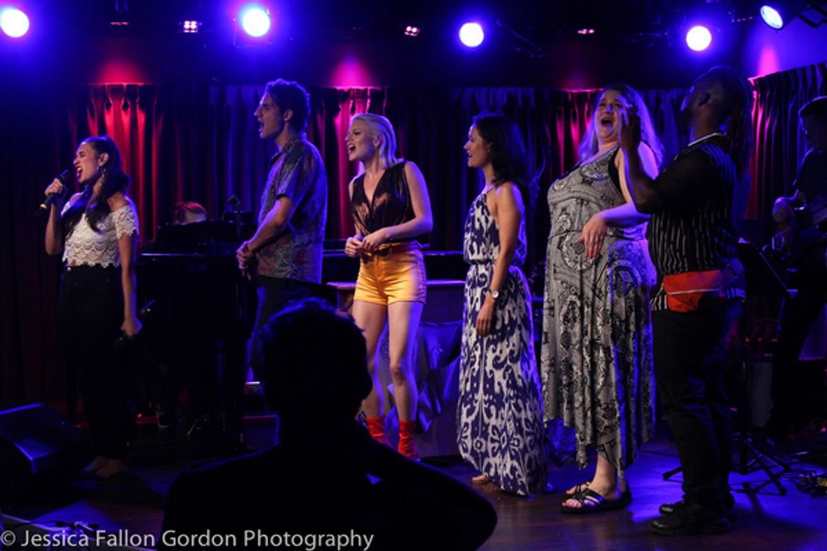 Katie Lynch, John Riddle, Ruby Lewis, Ali Ewoldt, Bonnie Milligan, and Mykal Kilgore at 