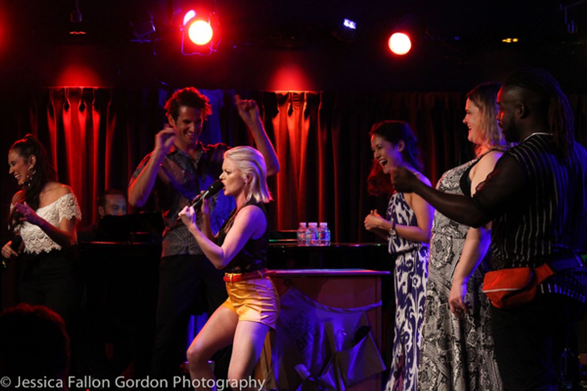 Katie Lynch, John Riddle, Ruby Lewis, Ali Ewoldt, Bonnie Milligan, and Mykal Kilgore at 