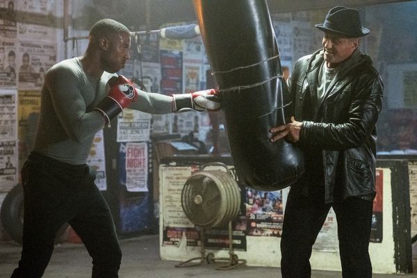 Michael B. Jordan and Sylvester Stallone  Photo
