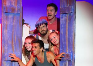 Nell Hamilton, Cam Cote, Ari Lew, Ryan Sheehan and Madison Mayer Photo