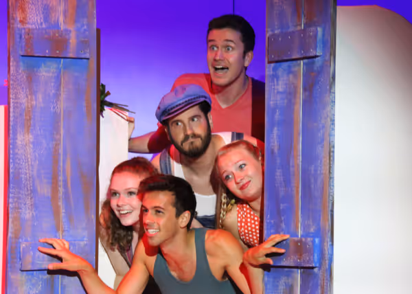 Nell Hamilton, Cam Cote, Ari Lew, Ryan Sheehan and Madison Mayer Photo