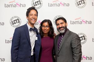 Danny Pudi, Parvesh Cheena, Natasha Sinha Photo