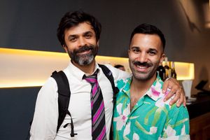 Nick Choksi, Zi Alikhan @ BroadwayWorld Nick Choksi, Zi Alikhan Photo