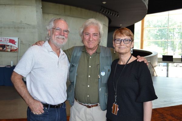 General Manager Ian Pool, Director John Gould Rubin and Director of Community Engagem Photo