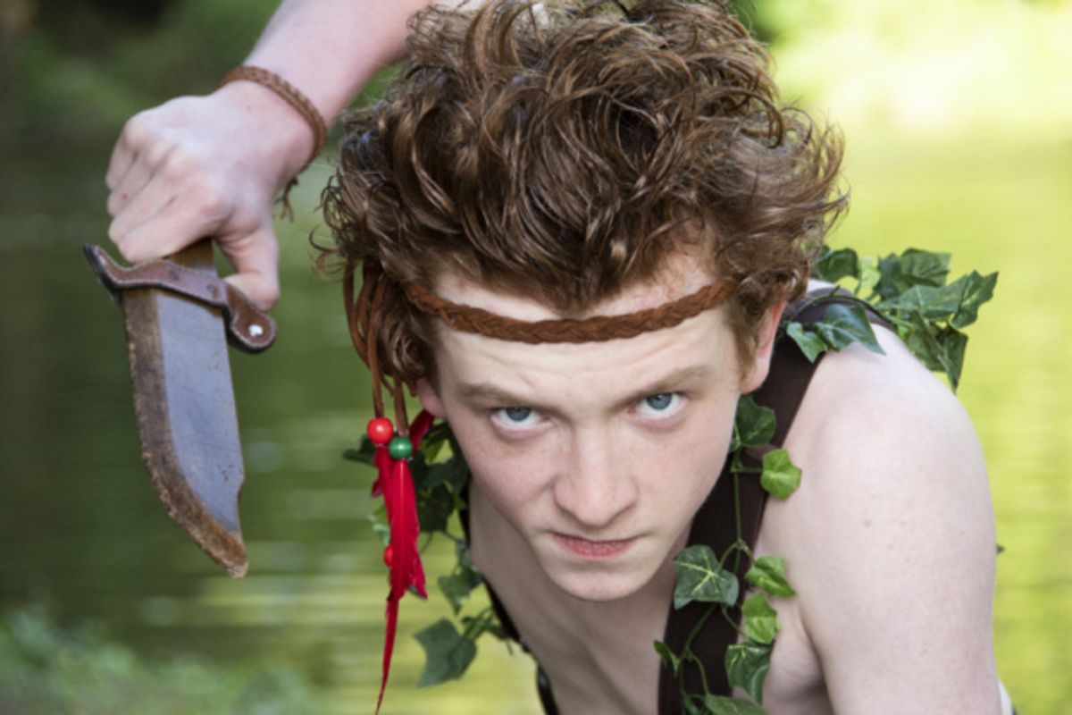 Harrison Polen as Peter Pan, Photograph by Jason Johnson-Spinos
 at 