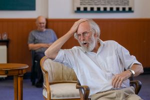 Alan Ayckbourn, Christopher Godwin Photo