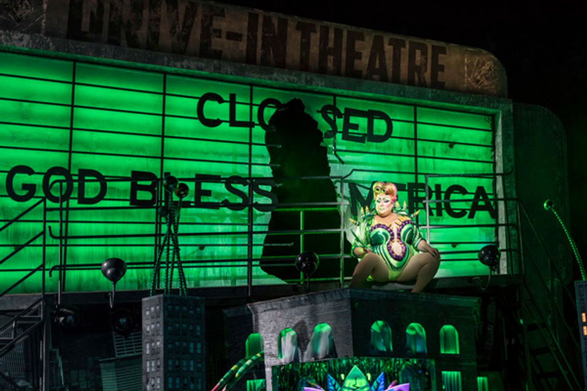 Vicky Vox as Audrey II at 