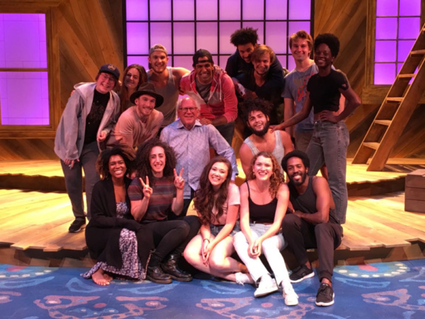 Photo Flash: Original Cast Member Allan F. Nicholls Visits HAIR At Berskshire Theatre Group  Image