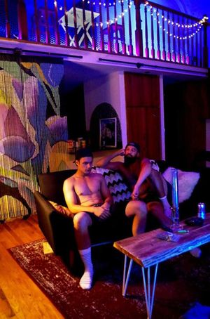 Juan Arturo and Matthew Bovee in BUFFALO BUFFALO
Photography by Katie Pedro @ BroadwayWorld Juan Arturo and Matthew Bovee in BUFFALO BUFFALO
Photography by Katie Pedro Photo