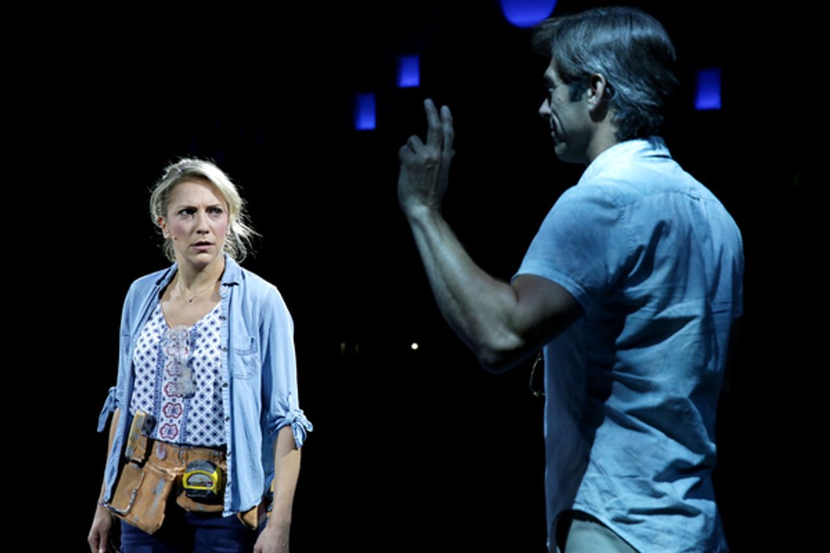 Erica Mansfield (Donna) with David Elder (Sam) at 