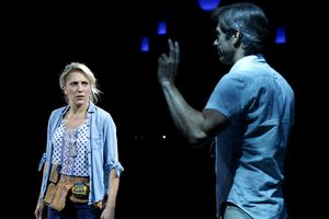 Erica Mansfield (Donna) with David Elder (Sam) @ BroadwayWorld Erica Mansfield (Donna) with David Elder (Sam) Photo