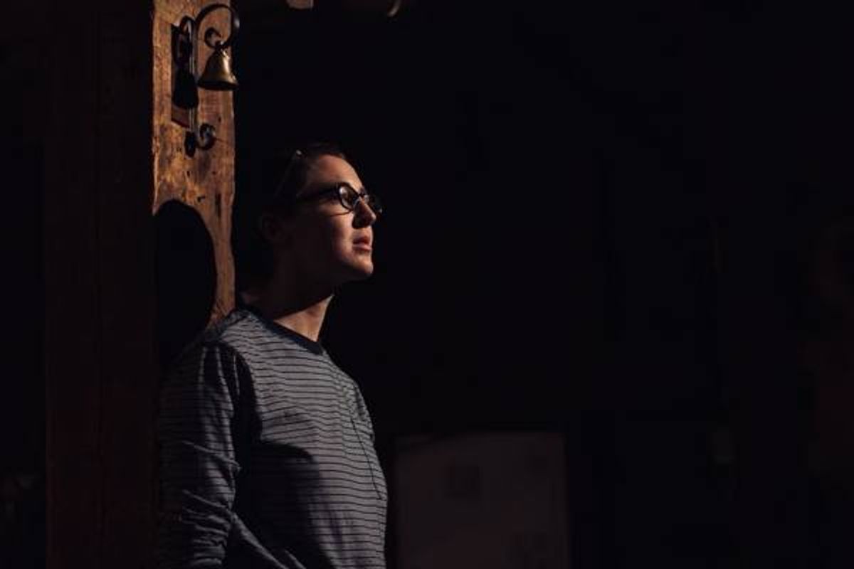             Caitlin Teeley as Alison Bechdel. Photo by Cody Lee Miller
 at 