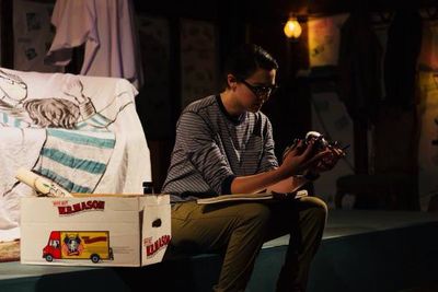             Caitlin Teeley as Alison Bechdel. Photo by Cody Lee Miller
 Photo