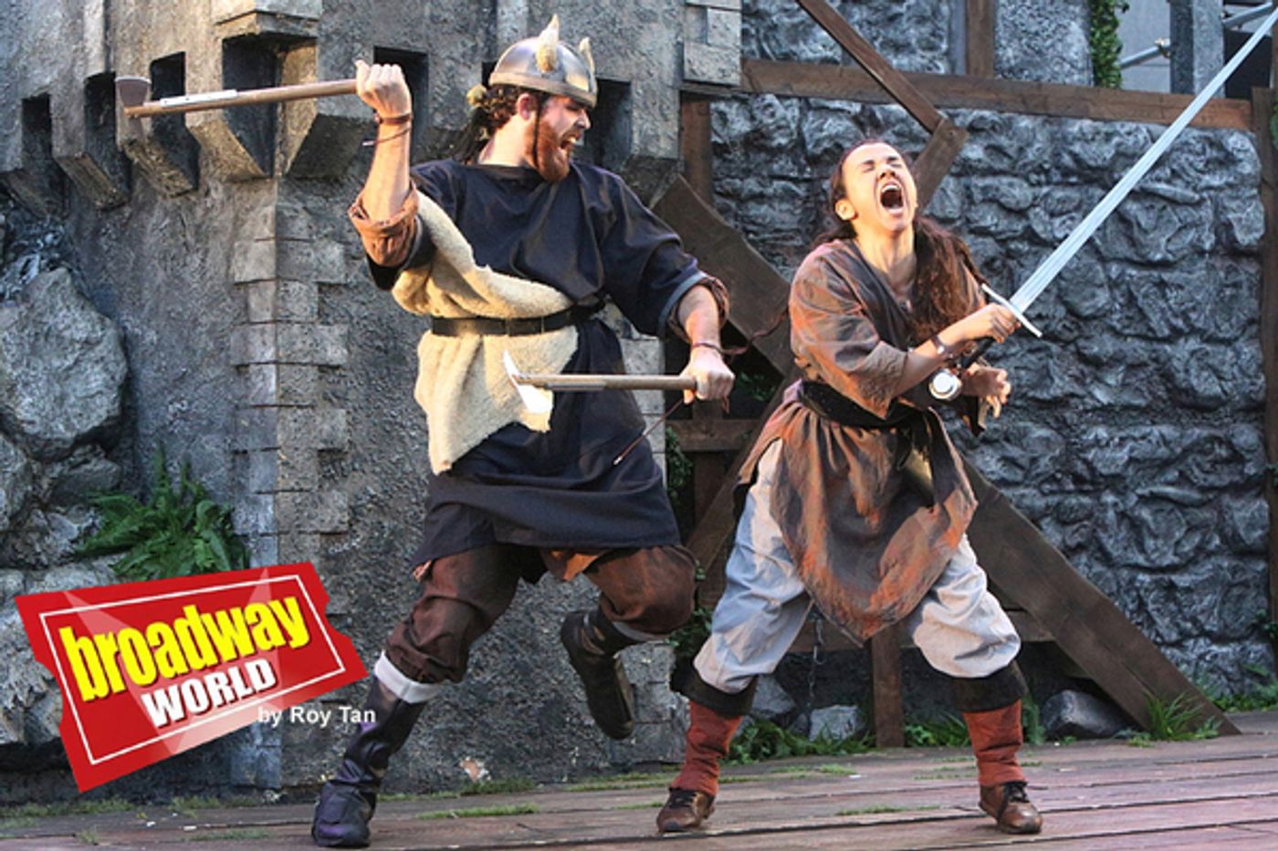 Photo Flash: First Look at the Double Bill of KING ARTHUR And THE WONDERFUL WIZARD OF OZ At The London Scoop By Free Open Air Theatre  Image