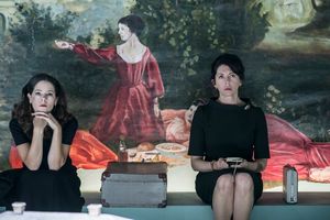 Elaine Cassidy (Alice) and Eileen Walsh (Judith) Photo