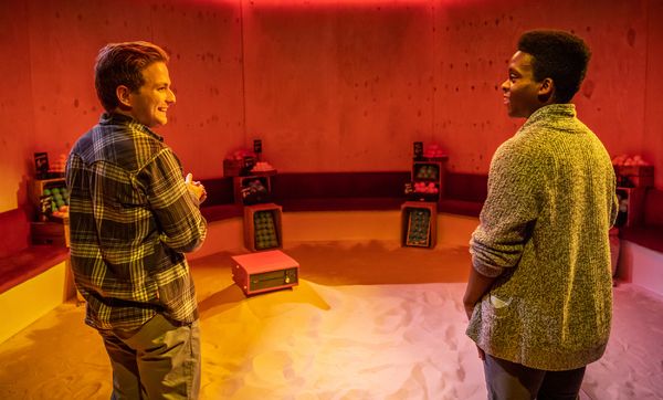 Harry McEntire (The Writer), Tyrone Huntley (The Academic) Photo