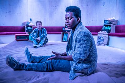  Harry McEntire (The Writer), Tyrone Huntley (The Academic) Photo