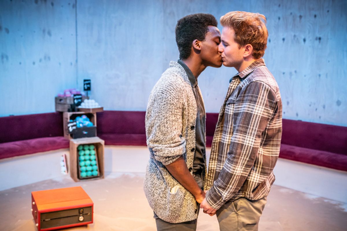 Tyrone Huntley (The Academic), Harry McEntire (The Writer) at 