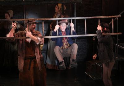 Gavin Swartz (The Artful Dodger) with Russell Rinker, Alex Stewart, Miranda Gelch and Photo