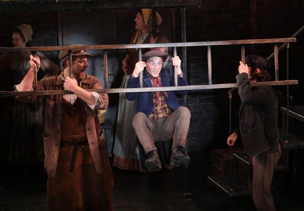 Gavin Swartz (The Artful Dodger) with Russell Rinker, Alex Stewart, Miranda Gelch and Photo