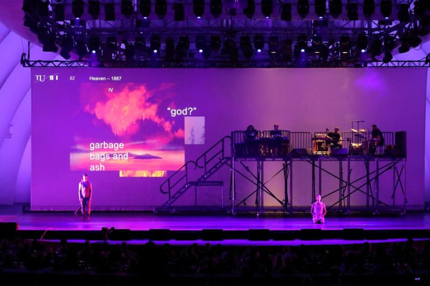 Review: BON IVER & TU ~ MUSIC AND THE MOVES  ~  ENTERTAINING AND EVOLVING ~ COME THROUGH  at The Hollywood Bowl  Image