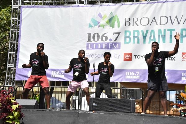 From Smokey Joe's Cafe-John Edwards, Jelani Remy, Dwayne Cooper and Kyle Taylor Parke Photo