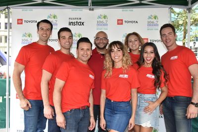 From Jersey Boys-Matt Edwards, Sam Wolf, Aaron DeJesus, Victor Sosa from 106.7 Lite F Photo