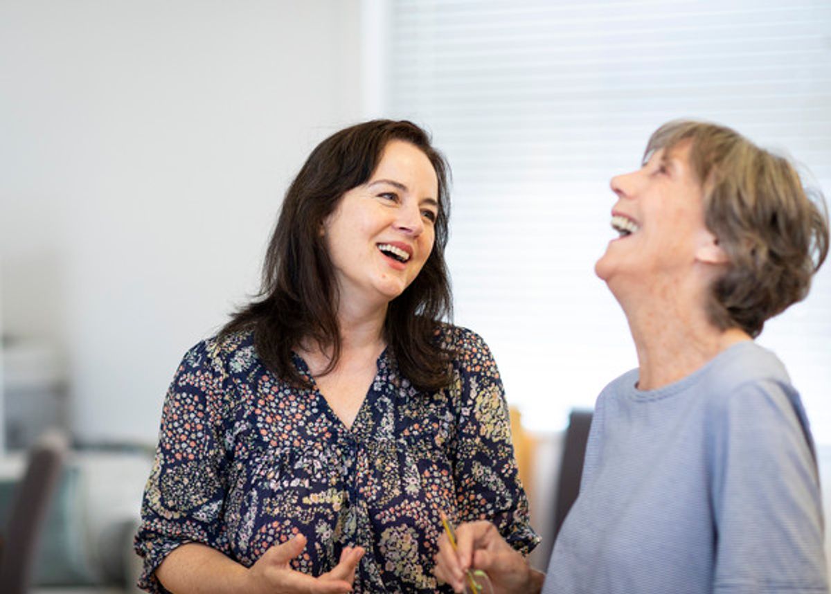 Amanda Drew & Eileen Atkins at 