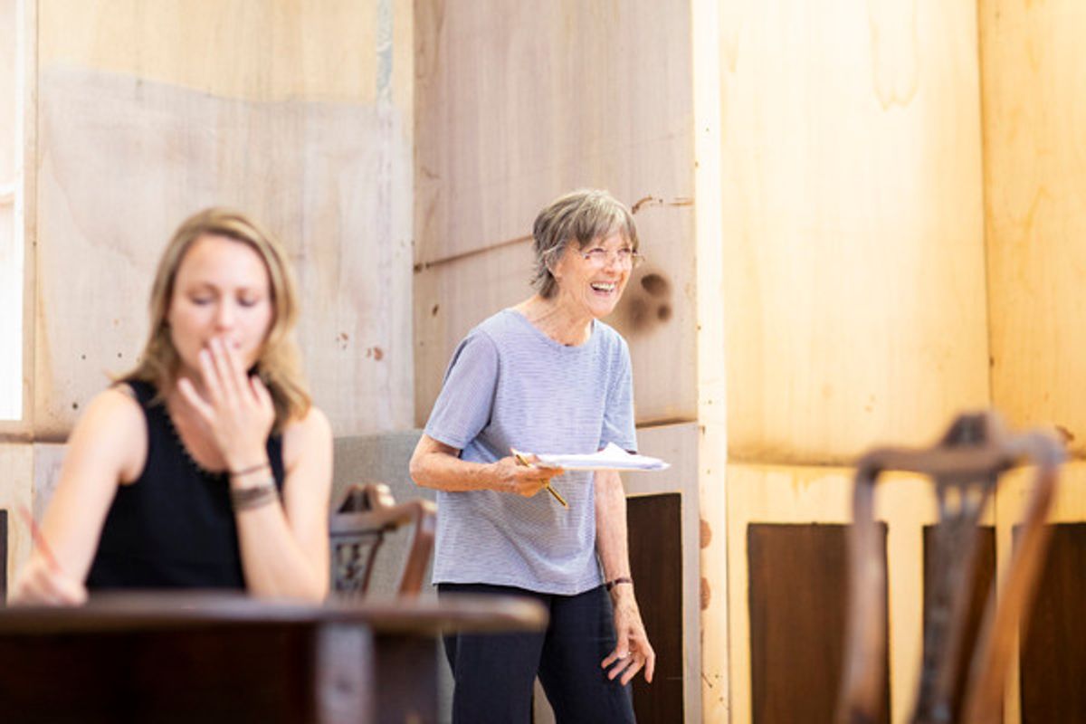 Anna Madeley and Eileen Atkins at 