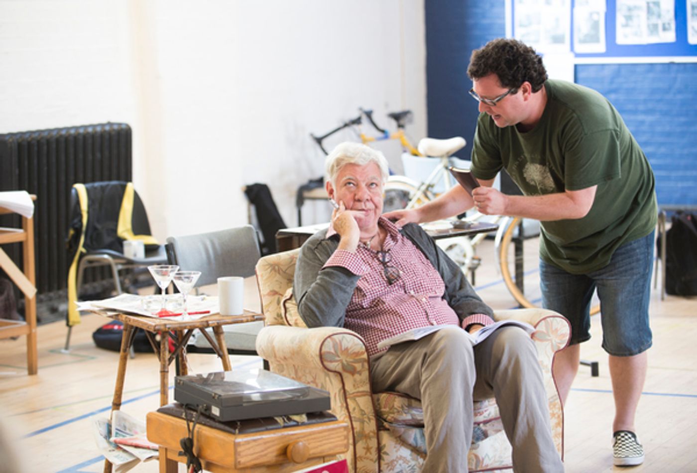 Photo Flash: Inside Rehearsal For Alan Bennett's THE HABIT OF ART  Image