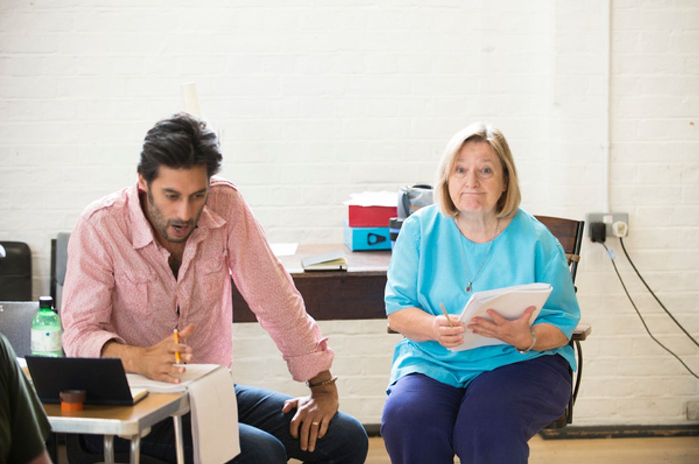 Photo Flash: Inside Rehearsal For Alan Bennett's THE HABIT OF ART  Image