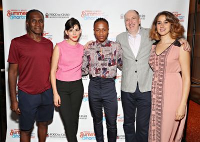 L-R Harold Surratt, Lindsey Broad, Deandre Sevon, Eric Lane and Sarah Bitar (Photo by Photo