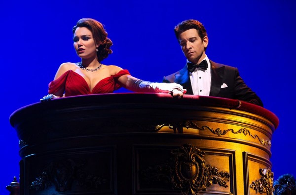 Andy Karl and Samantha Barks at 