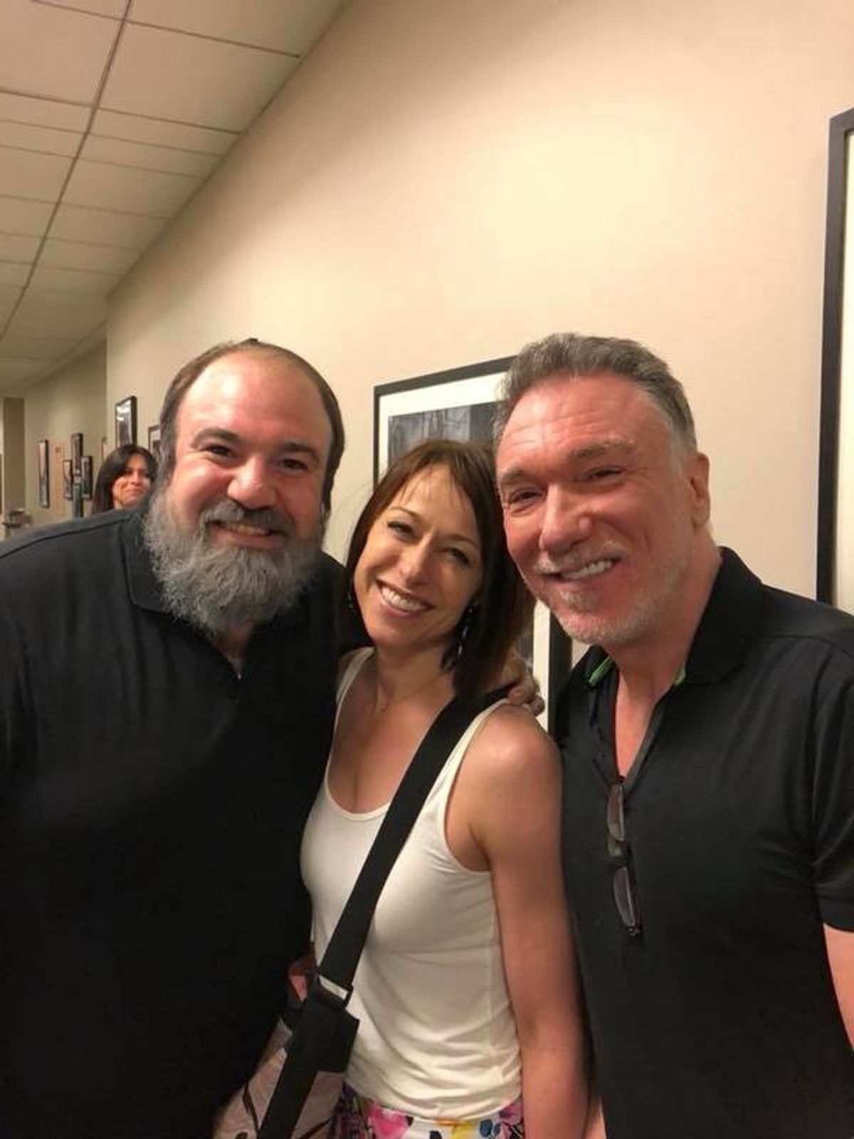 Adam Shapiro, Paige Davis and Patrick Page at 