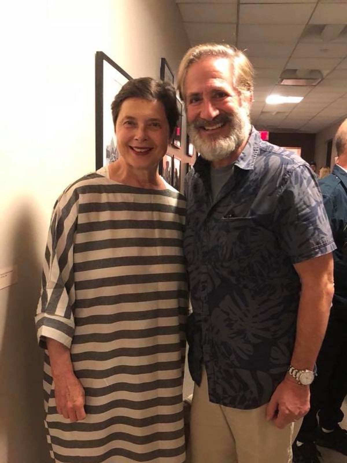 Isabella Rossellini and Bruce Sabath at 