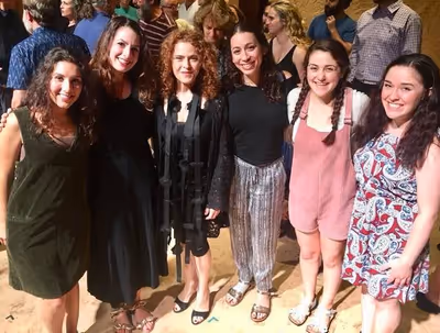 Raquel Nobile, Rachel Zatcoff, Bernadette Peters, Stephanie Lynne Mason, Samantha Hah Photo