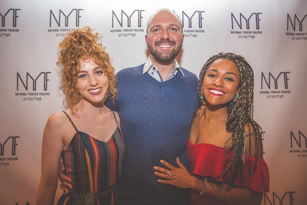 Lauren Renahan, NYTF CEO Chris Massimine, and Ariana DeBose Photo