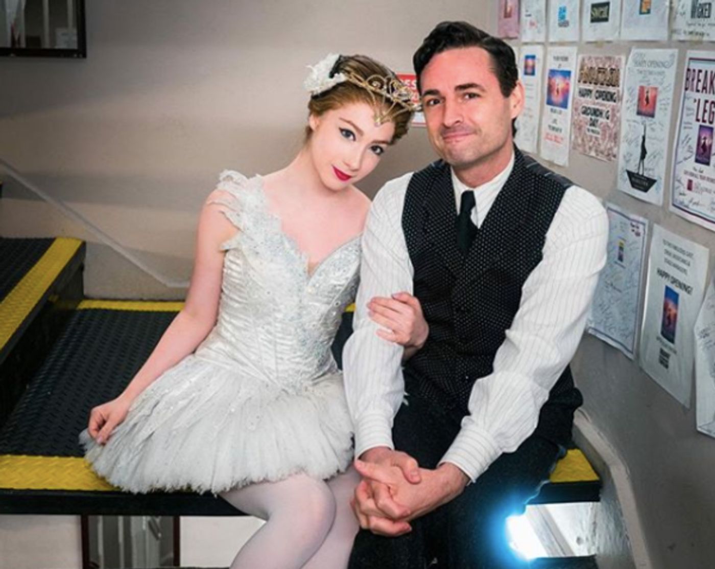 Photo Flash: The Cast of CARMEN JONES Channels Rosie the Riveter and More Saturday Intermission Pics!  Image