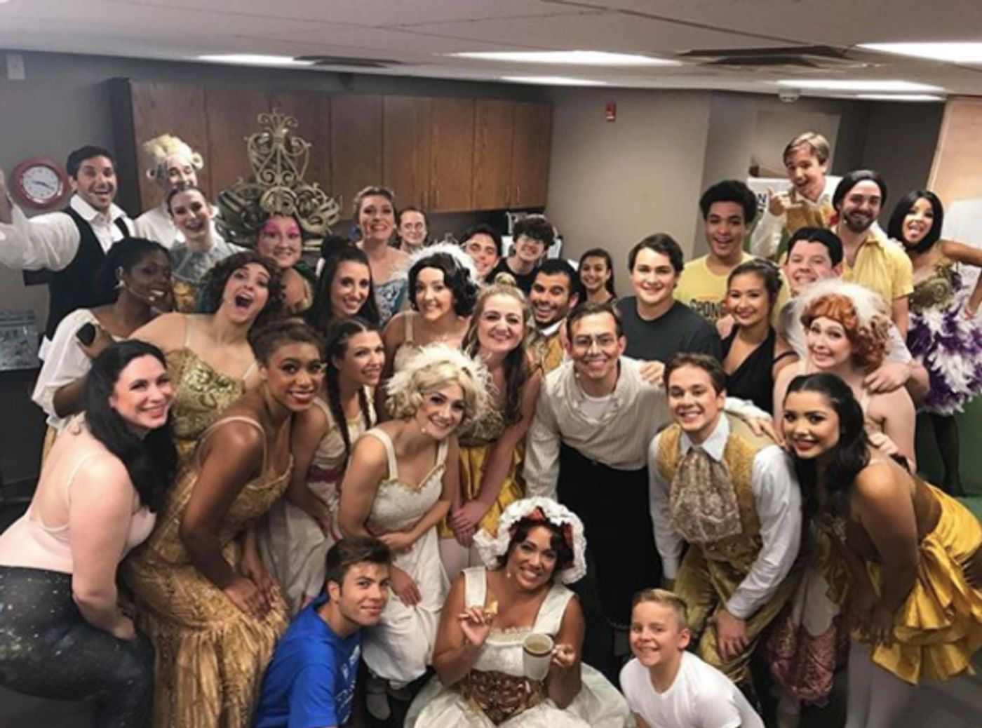 Photo Flash: The Cast of CARMEN JONES Channels Rosie the Riveter and More Saturday Intermission Pics!  Image