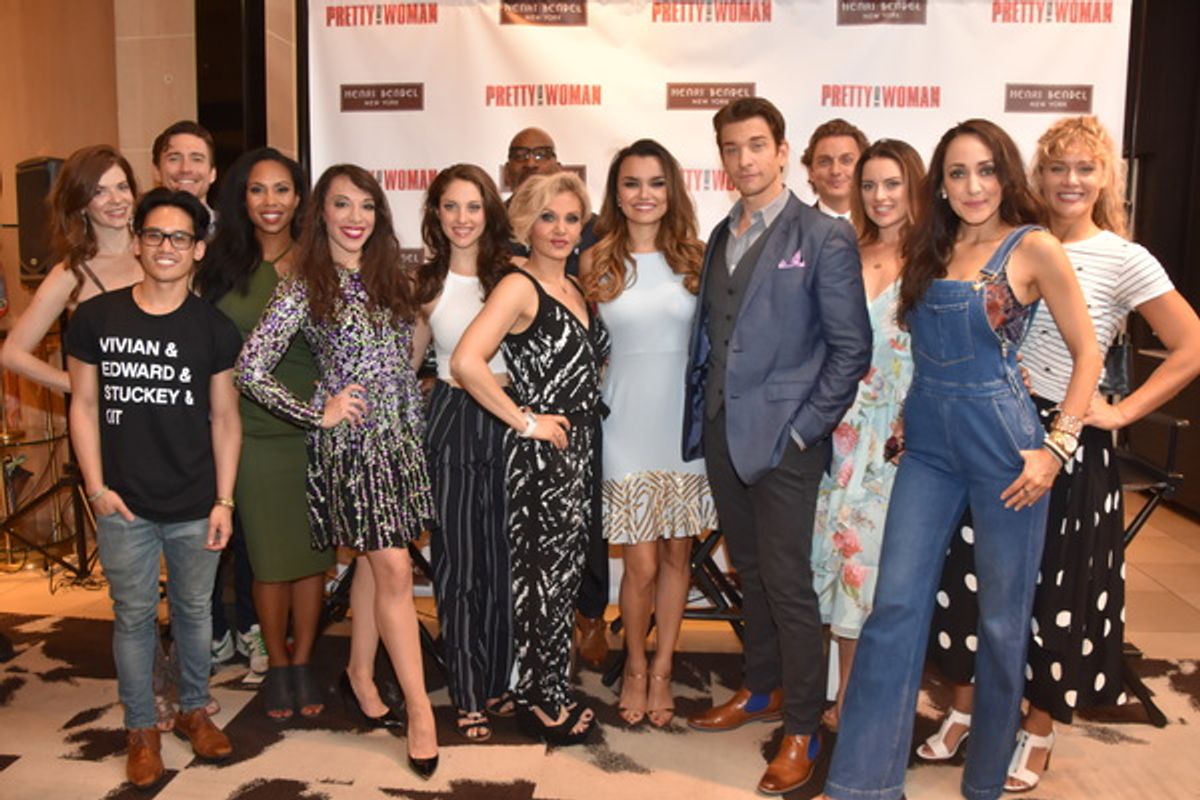 Orfeh, Samantha Barks, Andy Karl and The Cast of Pretty Woman at 