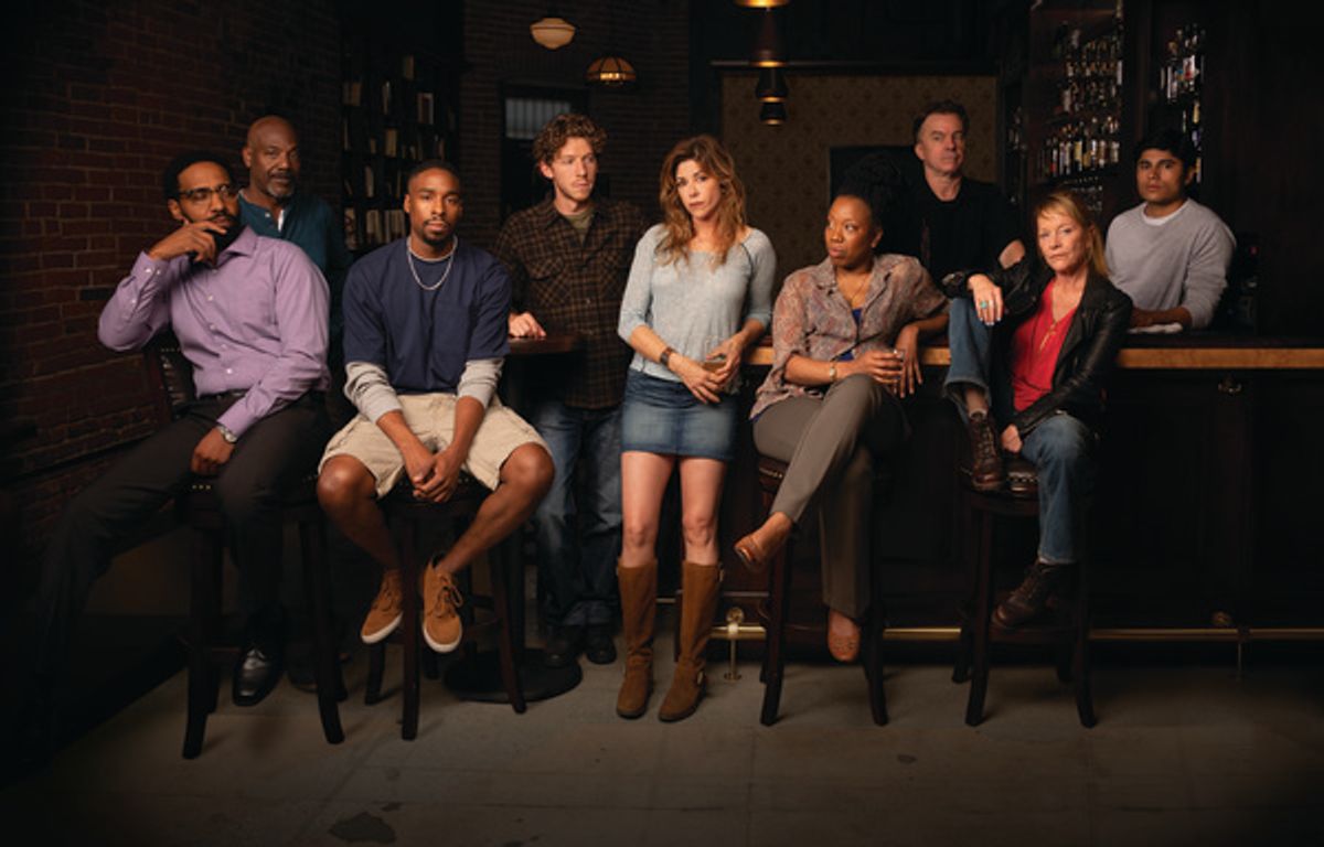 Kevin T. Carroll, John Earl Jelks, Grantham Coleman, Will Hochman, Amy Pietz, Portia, Michael Oâ€™Keefe, Mary Mara and Peter Mendoza at 