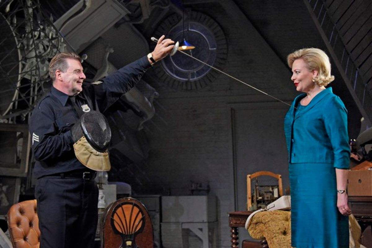 Brendan Coyle and Sara Stewart at 